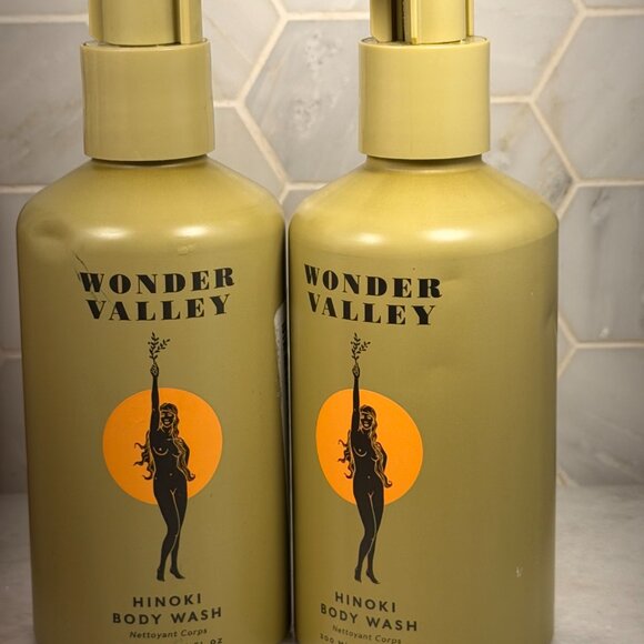 WONDER VALLEY-Hinoki Body Wash | Vegan, Cruelty-Free, All Skin Types | 300ml x 2 - Picture 1 of 3